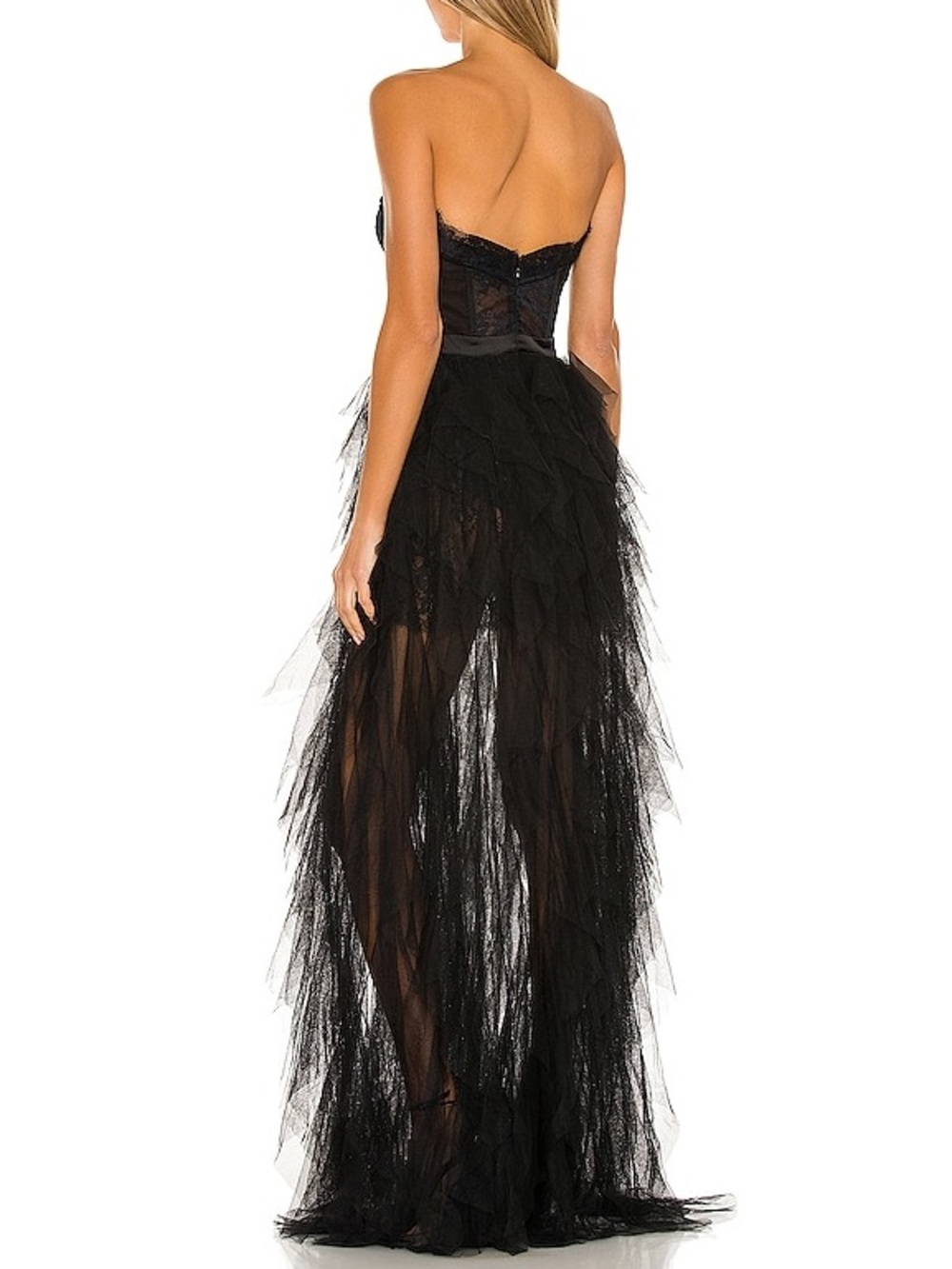 For Love & Lemons x REVOLVE Bustier Gown โ Black - Picture 3 of 9
